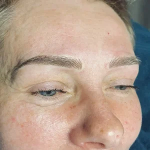 cosmetic tattoo eyebrow healing stages