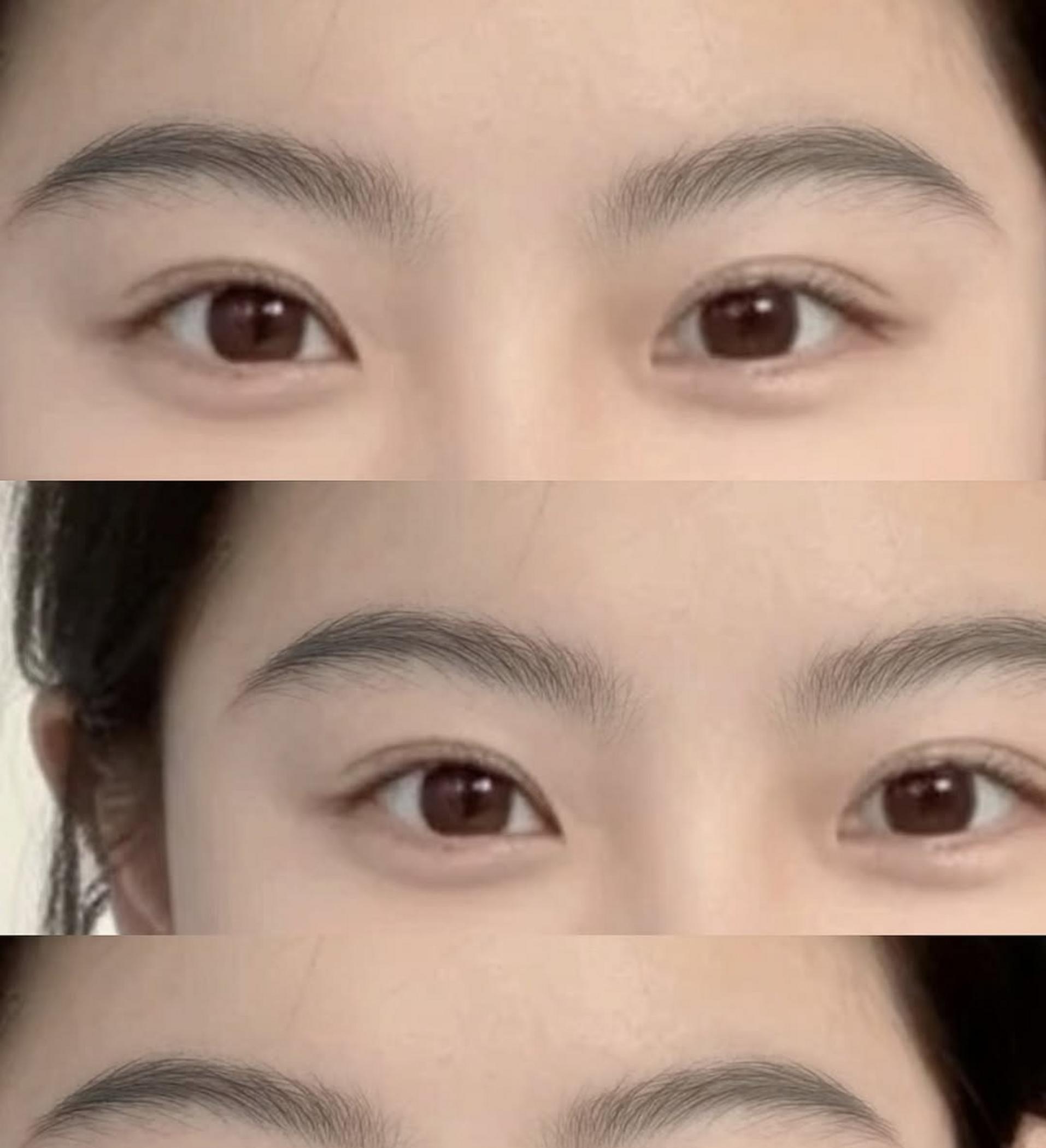 microblading procedure process artist working