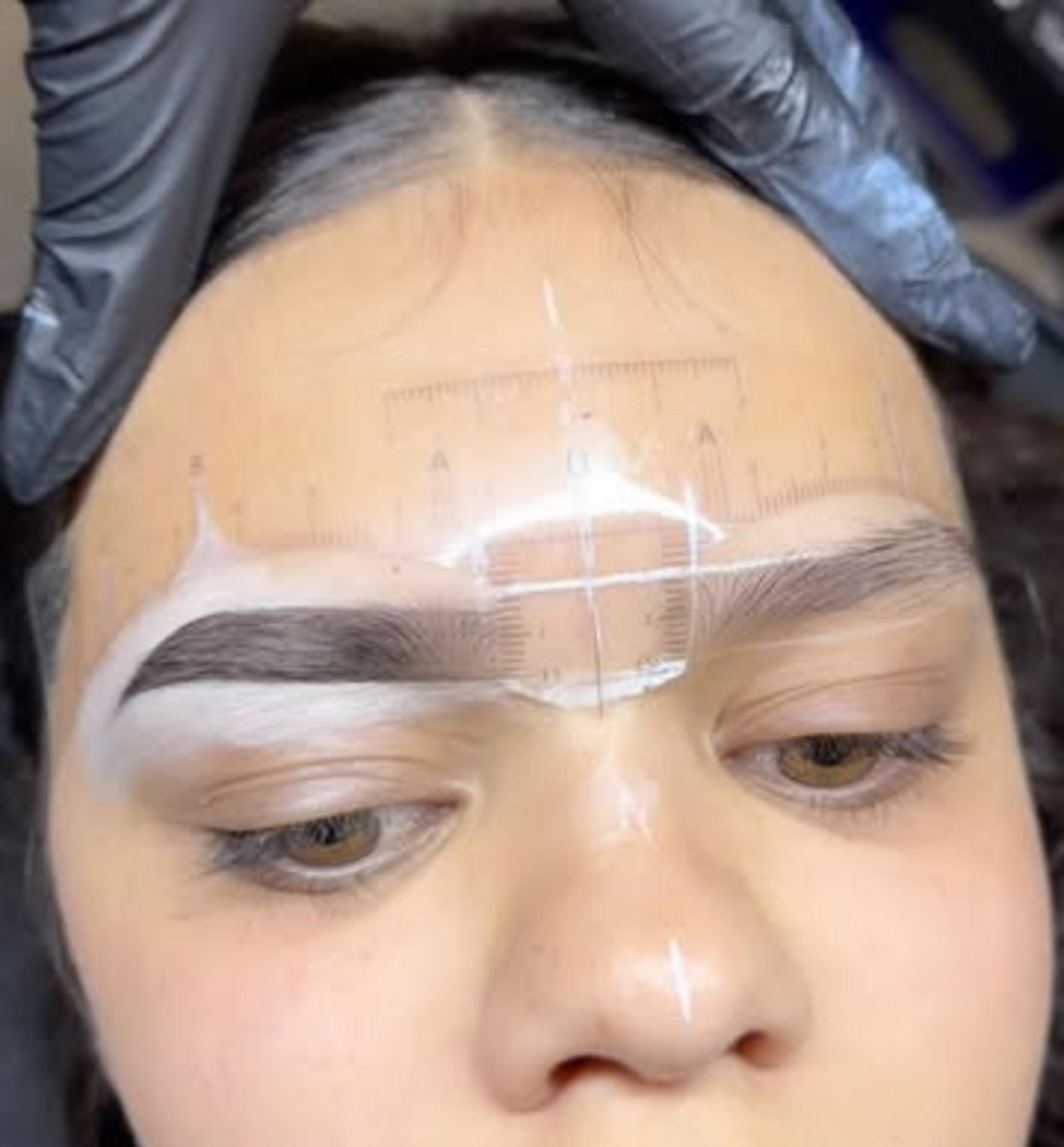 natural ombre eyebrow results no makeup
