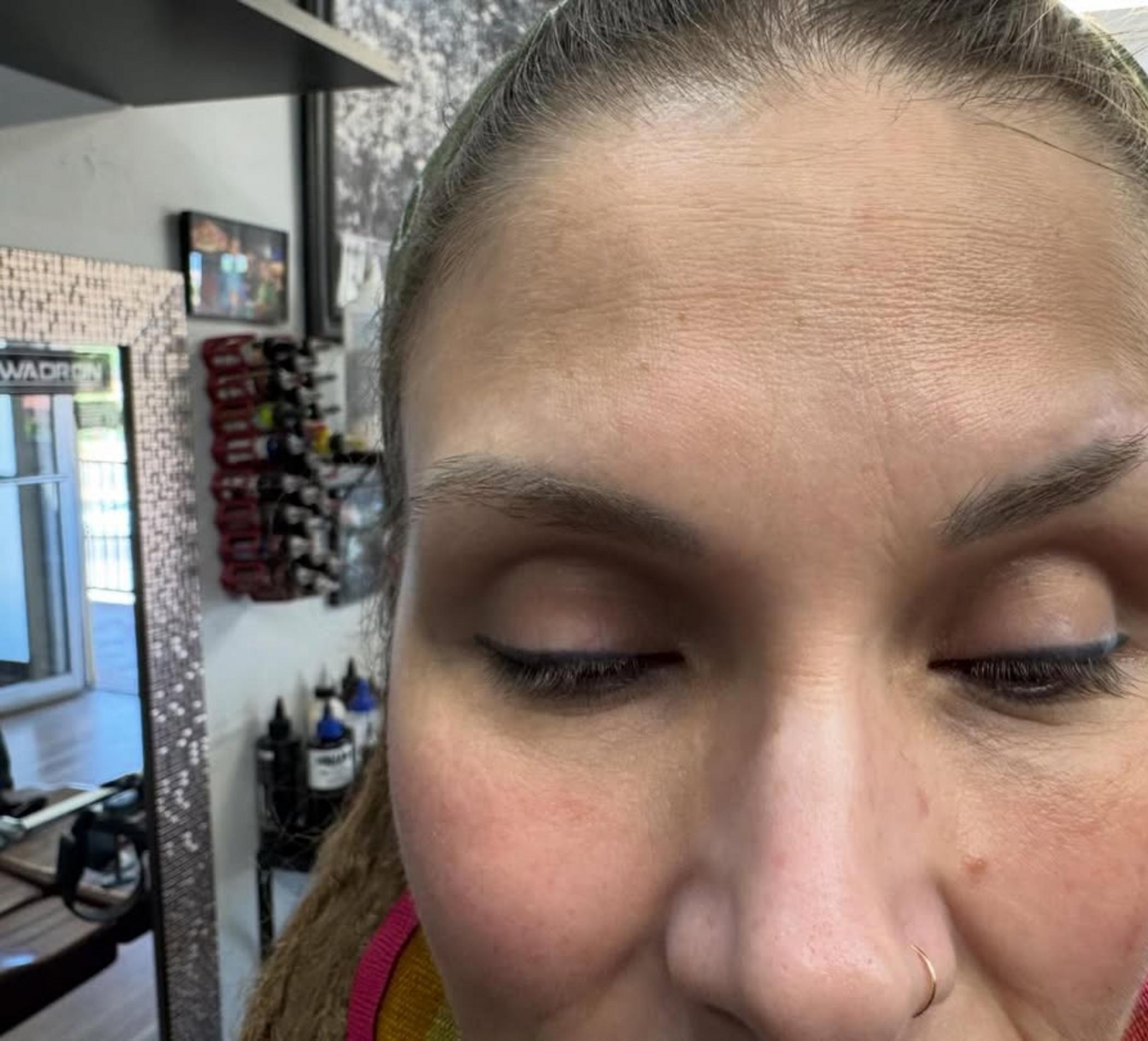 natural permanent eyebrow makeup results